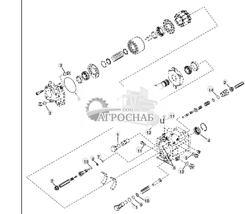 Комплект уплотнений гидронасоса - ST394069 345.jpg